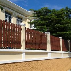  [Xu hướng mới] hàng rào gỗ nhân tạo phong cách trẻ.