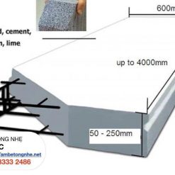 Tấm Bê Tông Khí Chưng Áp - Panel ALC