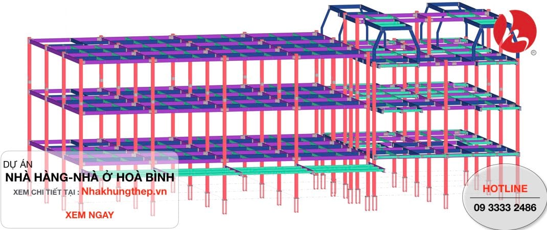 Hành trình đi tìm giải pháp đồng bộ Nhà khung thép của Constacom 2 2017 nha khung thep HOA BINH 0041
