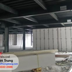 Bê tông khí kết hợp nhà khung thép - Siêu Thị Việt Trung Hà Giang