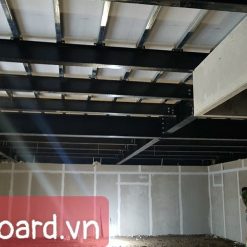 5 bước thi công chống nứt cho vách Cemboard, vách bê tông nhẹ