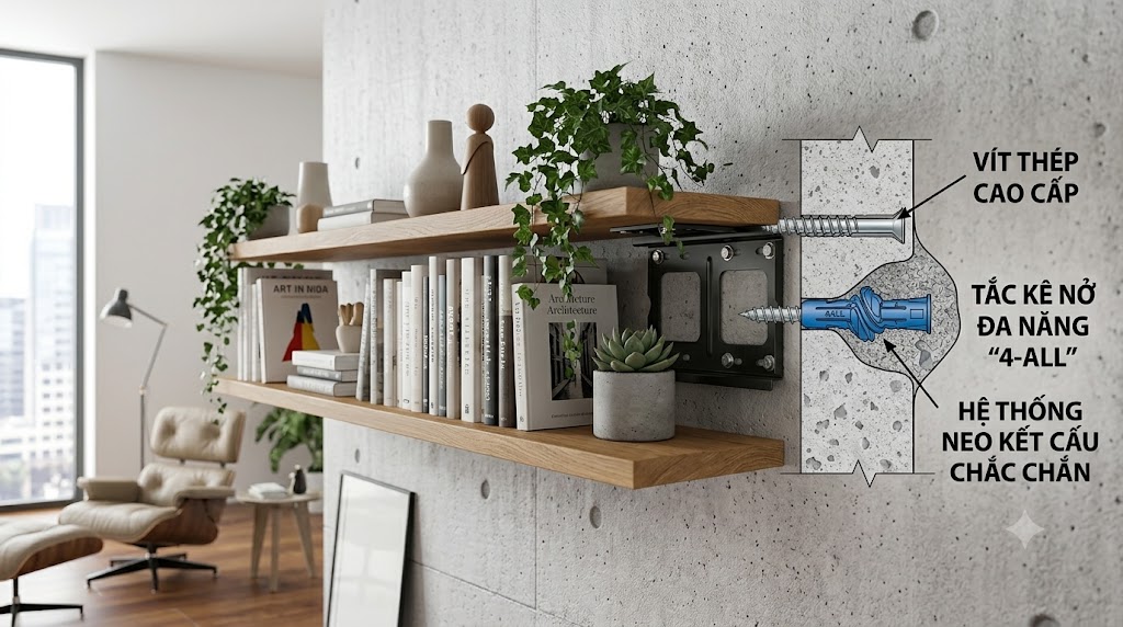Vít nở đa năng là gì? Giải pháp cố định chắc chắn cho mọi loại tường 2026 3 14cc4dd3 41ad 4b2e 90a6 e65b3ca76ea4